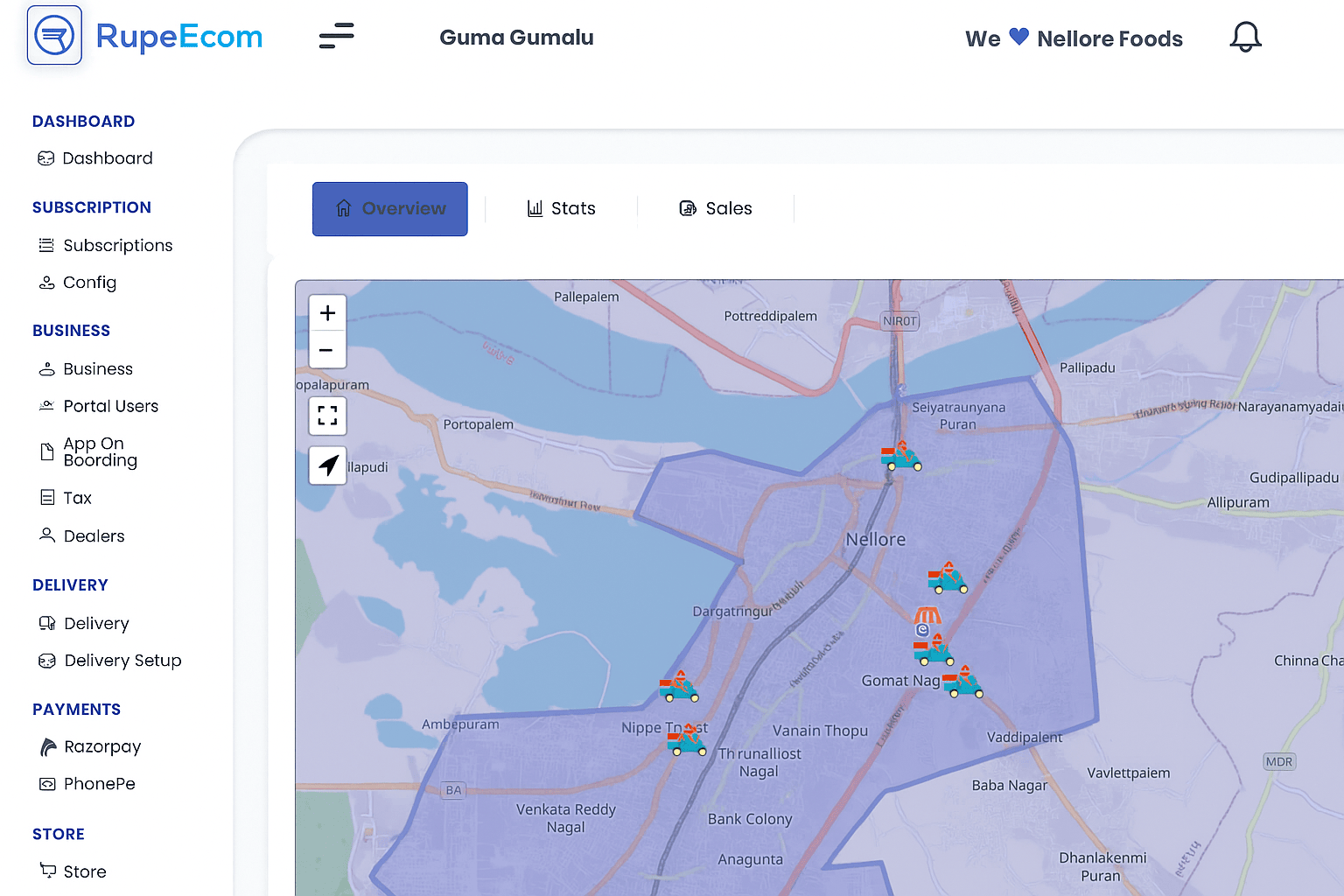 Admin Portal screenshot 2